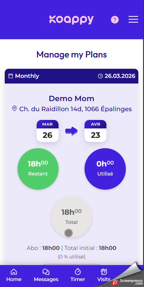 Subscription Management UI