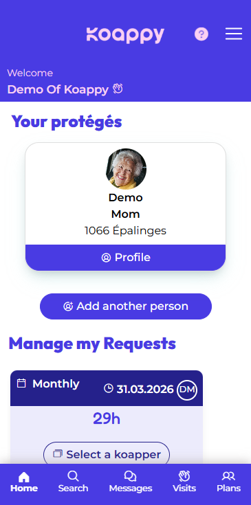 App Home Dashboard